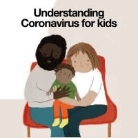 Understanding coronavirus for kids activity icon
