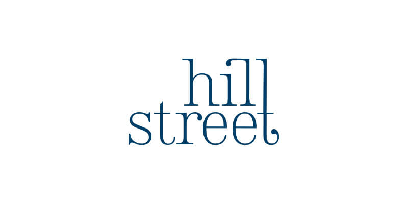 Hill Street logo blue
