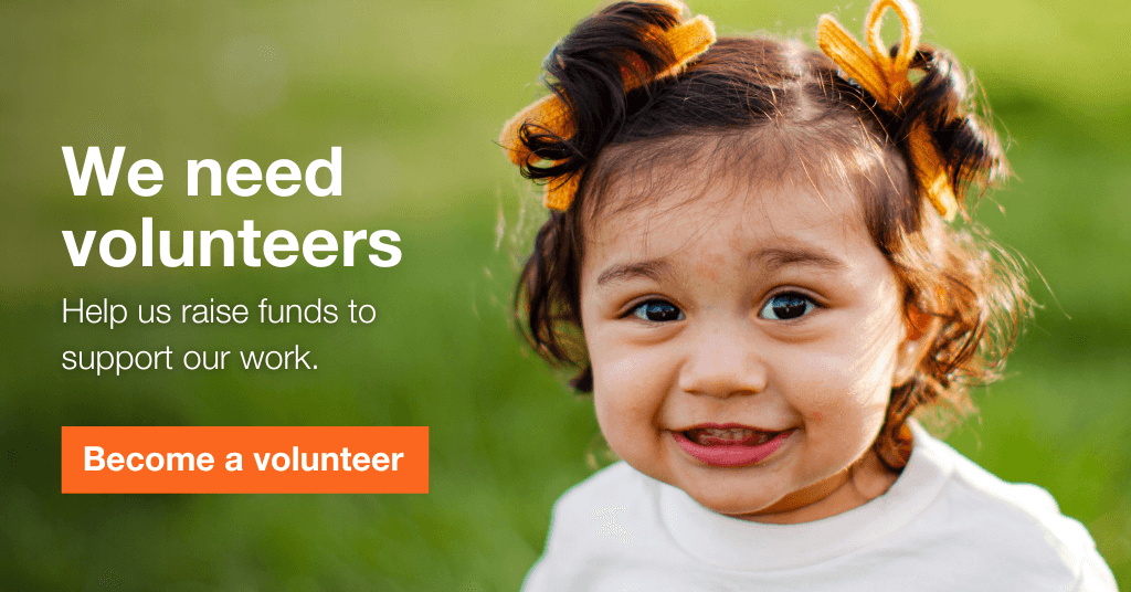 little girl asking to volunteer